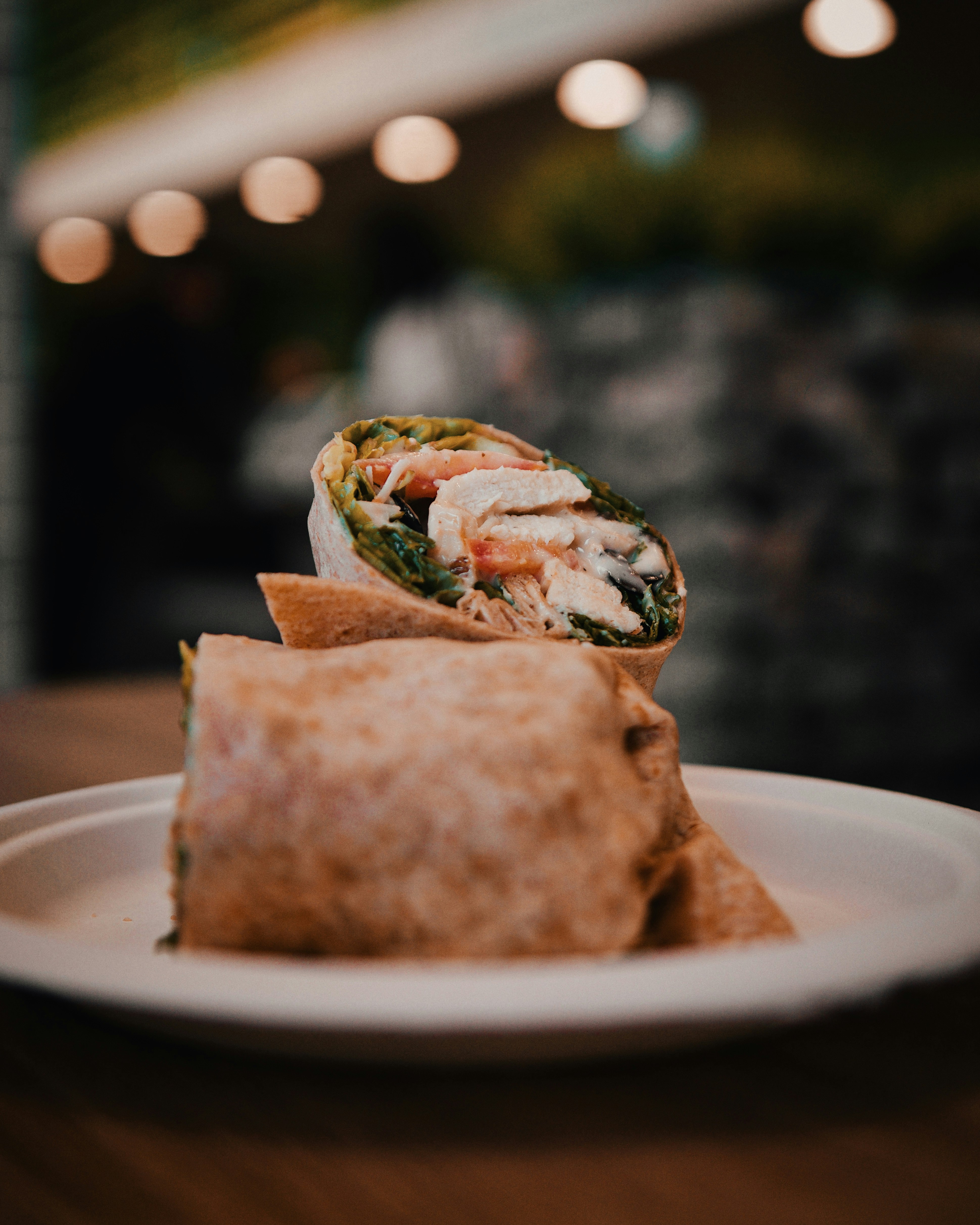 Loaded burrito with beans and cheese